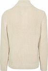 Pullover Superdry Jacob Cable con media cremallera en color crudo Product / Achterkant