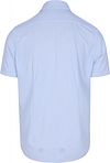 R2 Short Sleeve Shirt Seersucker Light Blue