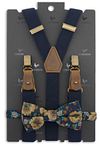 Sir Redman Suspenders Combi Pack Navy