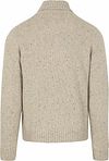 Suitable Turtleneck Donegal Tweed Eco Wool Beige Product / Achterkant