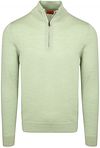 Suitable Merino Half Zip Sweater Light Green order online | PU-MRI-HZ-26-LIME - 6M1825 l green | Suitable Portugal