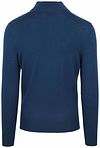 Suitable Merino Half Zip Trui Indigo Blauw Product / Achterkant
