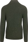 Superdry Essential Half Zip Wolmix Pullover Donkergroen Product / Achterkant