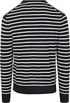 Tommy Hilfiger Pull Marine Rayé Product / Achterkant