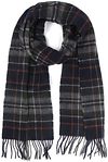 Barbour Schal Tartan aus Lammwolle Grau USC0137-NY95