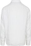BOSS Relegant Shirt Linen White Product / Achterkant