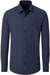Casa Moda Overhemd Structure Navy kopen | Suitable