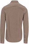 Cast Iron Skjorte Twill Jersey Walnut