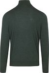Suitable Merino Turtleneck Melange Dark Green Product / Achterkant