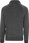 Marc O'Polo Cardigan Rib Wool Mix Grey Product / Achterkant
