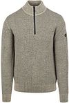 No Excess Pull Demi-Zip Mélange Structure Stone 25230904-014 commander en ligne | Suitable