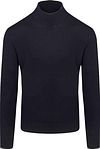 Passerende Merino Turtleneck i marineblå PU-MRI-C-24 51047 Navy