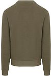 Petrol Pullover Structure Olive Product / Achterkant