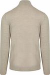 Profuomo Cardigan Laine Merino Beige Product / Achterkant