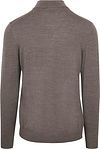 Profuomo Vest Merinowol Taupe Product / Achterkant