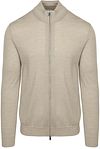 Profuomo Vest av Merinoull i Beige PPWJ30006F-F