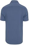 R2 Shirt Seersucker Short Sleeves Navy