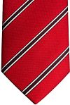 Suitable Triple Stripe Cravatta Red Product / Detail