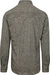 State Of Art Overhemd Jersey Herringbone Groen Product / Achterkant