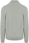 State of Art Pullover mit Half-Zip Melange Hellgrün Product / Achterkant