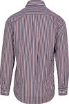 Steppin' Out Hemd Streifen Navy Rot Product / Achterkant