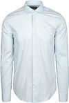 Suitable Camicia Twill a quadri con maniche extra lunghe verde chiaro Product