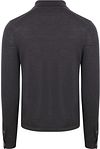 Suitable Cardigan Shirt Merino Anthrazit Product / Achterkant