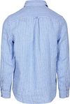 Superdry Camisa de lino Riviera Blue Stripe Product / Achterkant