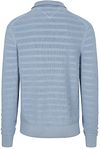 Tommy Hilfiger sweter z półgolfem na zamek, struktura, indygo Product / Achterkant