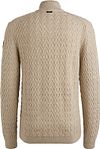 Vanguard Tröja Half Zip i Beige Av Ren Ull Product / Achterkant