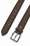Suitable Belt Texture Suede Brown