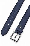 Suitable Belt Texture Suede Navy