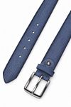 Suitable Belt Texture Suede Jeans Blue