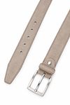 Suitable Belt Suede Leather Greige