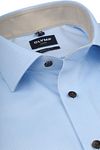 Olymp Luxor Shirt Diamond Structure Light Blue   Product / Detail
