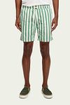 Scotch & Soda Stribet Grønne Badebukser Model / Voorkant