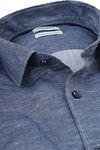 OLYMP Level 5 Shirt Linen Blend Blue Product / Detail