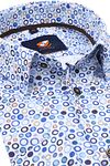 Suitable Shirt 261-6 Print Blue Product / Detail