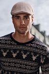 Barts Casquette Mix Laine Mitchell Beige Model / Voorkant