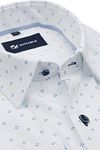 Suitable Shirt Oxford Print White Product / Detail