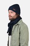 Barts Wilbert Turnup Beanie Navy Model / Voorkant