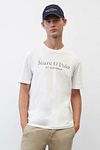 Marc O'Polo T-skjorte med Logo i Hvit Model / Voorkant