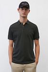 Marc O'Polo Poloskjorte Antrasitt Model / Voorkant
