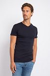 Alan Red Vermont T-shirts V-Ausschnitt Dunkelblau (2Pack) Model / Voorkant