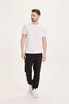 KnowledgeCotton Apparel Teak Sweatpants Black Model / Voorkant