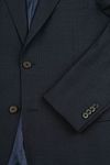 Abito Suitable Strato Pied De Poule in lana blu navy Product / Detail