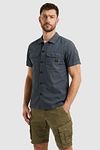 PME Legend Short Sleeve Chemise Anthracite Model / Voorkant