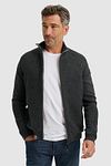 Vanguard Strickjacke Wool Blend Anthrazit Model / Voorkant