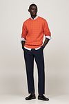 Pullover a trecce Tommy Hilfiger arancione Model / Voorkant