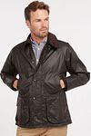 Barbour Bedale Wachsjacke Braun Model / Voorkant